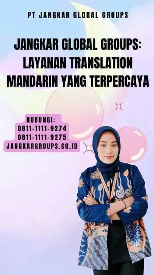 Translation Mandarin Penerjemah Tersumpah Jangkar Global Groups