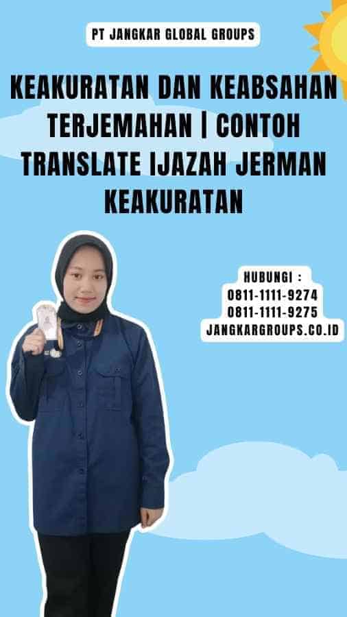 Contoh Translate Ijazah Jerman Keakuratan Jangkar Global Groups