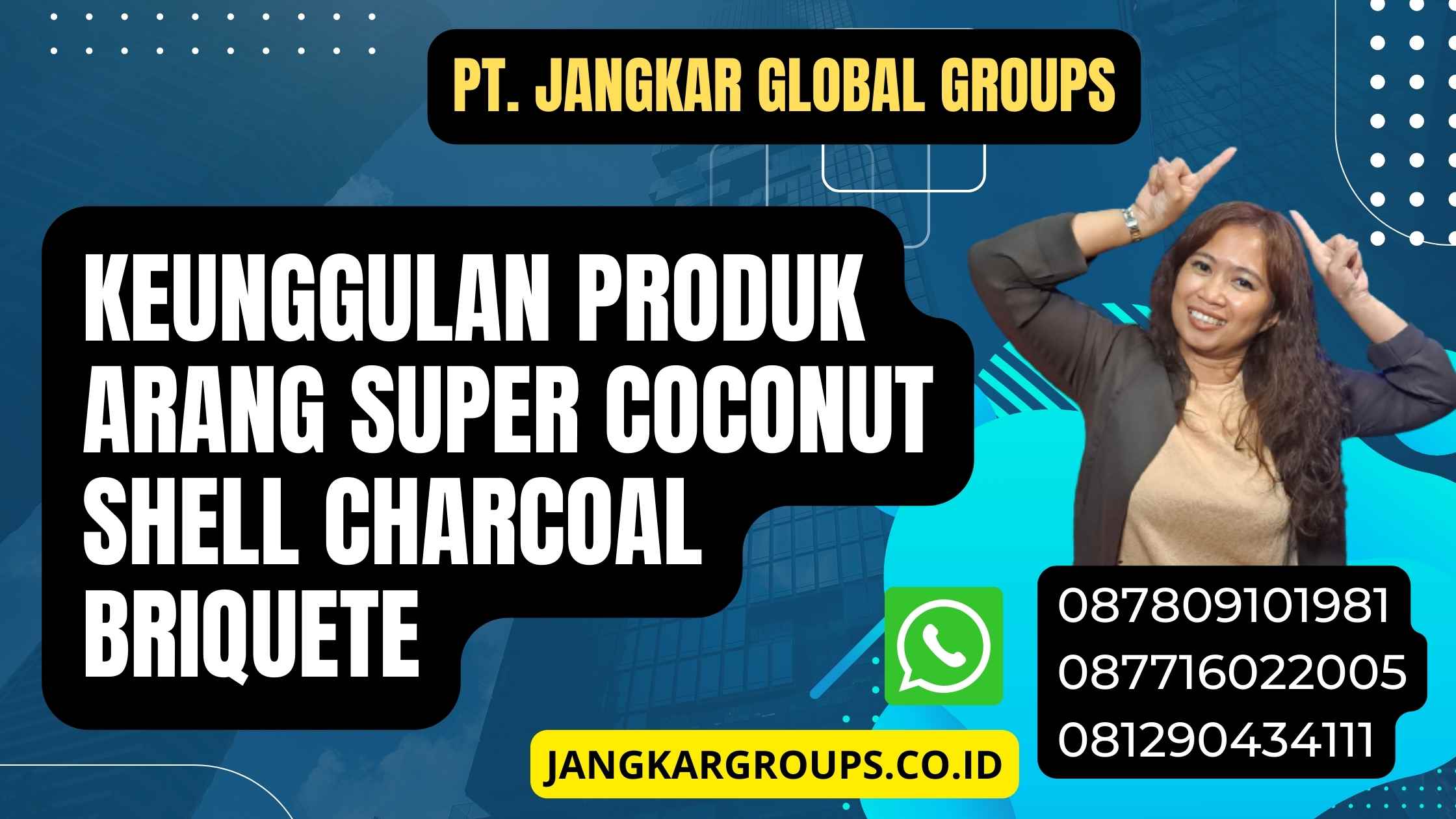 Keunggulan produk Arang Super Coconut Shell Charcoal Briquete