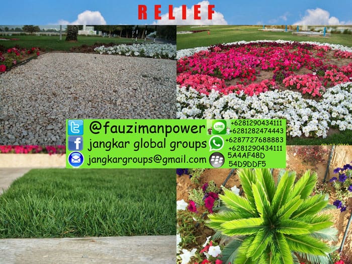 relief garden indonesia