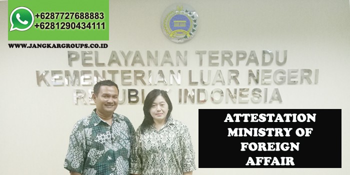 attestation indonesia ministry of foreign affair