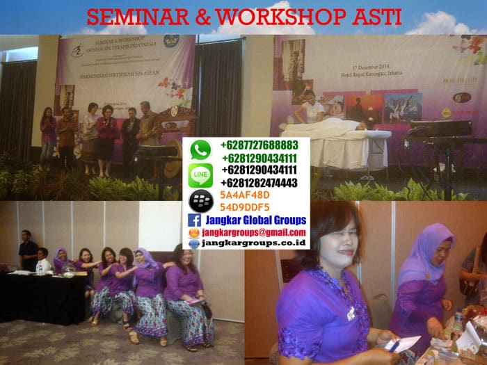 seminar-workshop-asti | HARMONISASI SERTIFIKASI SPA ASEAN