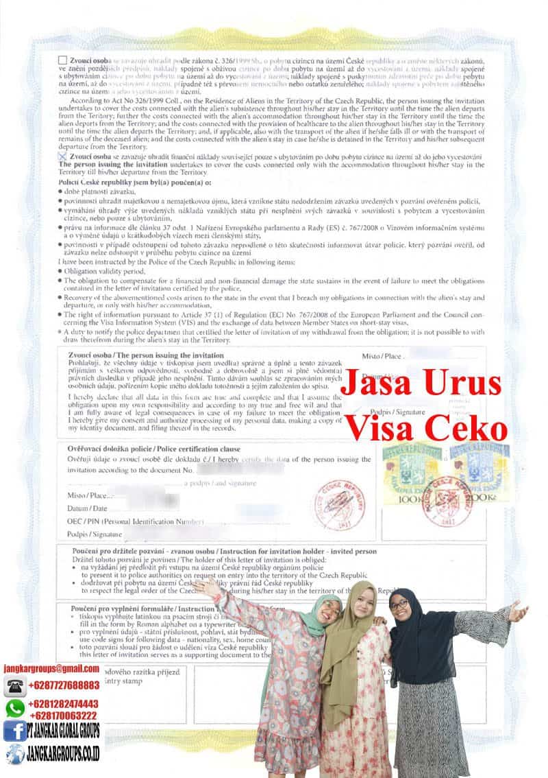 Contoh Letter Of Invitation Ceko Untuk Persyaratan Visa Ceko2
