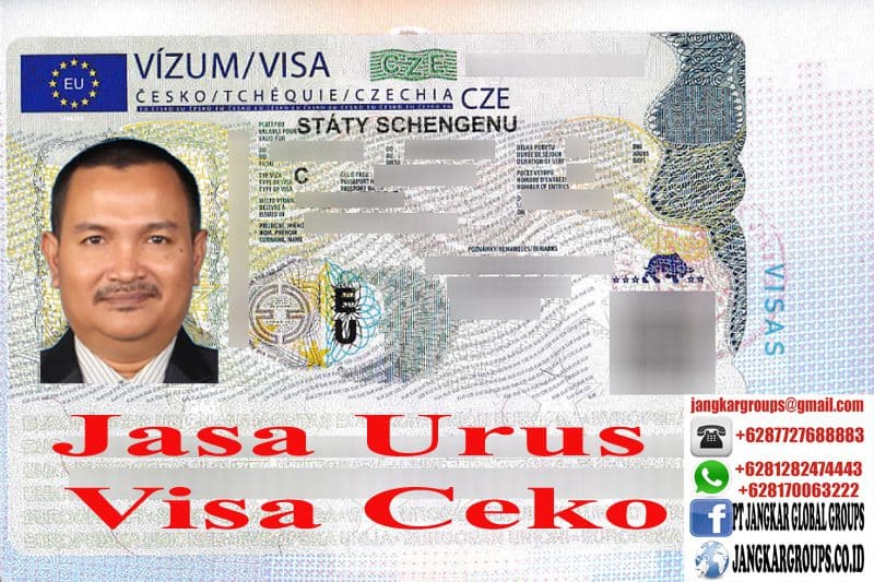 Contoh Visa Schengen Ceko