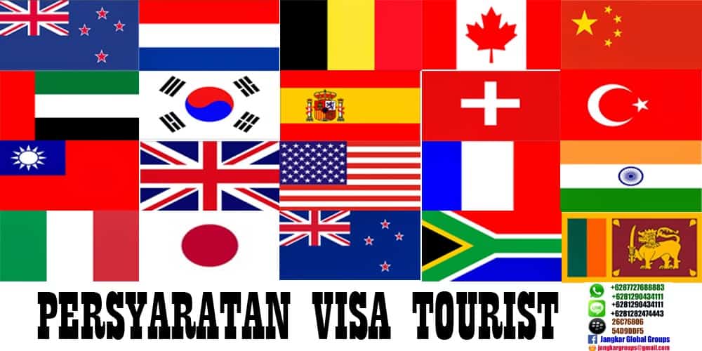 Persyaratan visa touris 20 negara