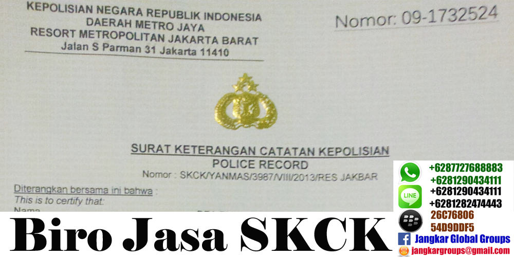 SKCK ONLINE DI POLDA MABES POLRI - Jangkar Groups  Jasa 