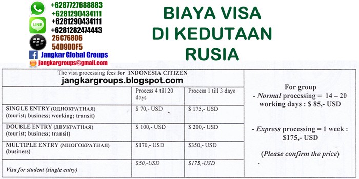 biaya-visa-rusia