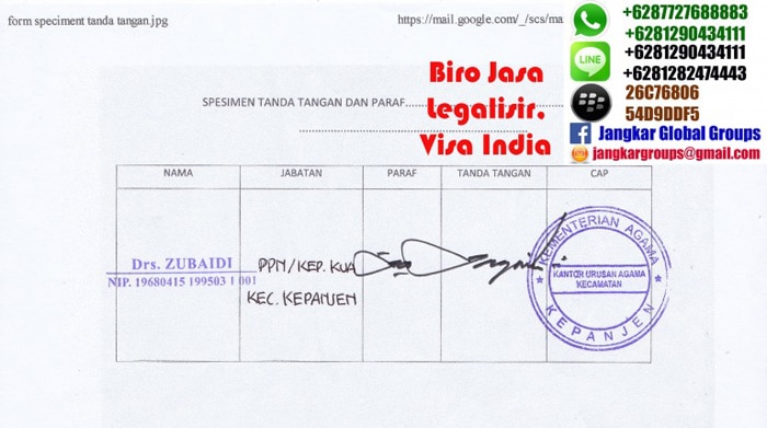 specimen-tanda-tangan-kua-768x429 , Legalisir buku nikah di kedutaan India