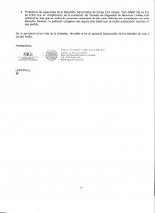 Surat edaran kedutaan mexico3, PERSYARATAN FREE VISA PELAUT KE MEXICO