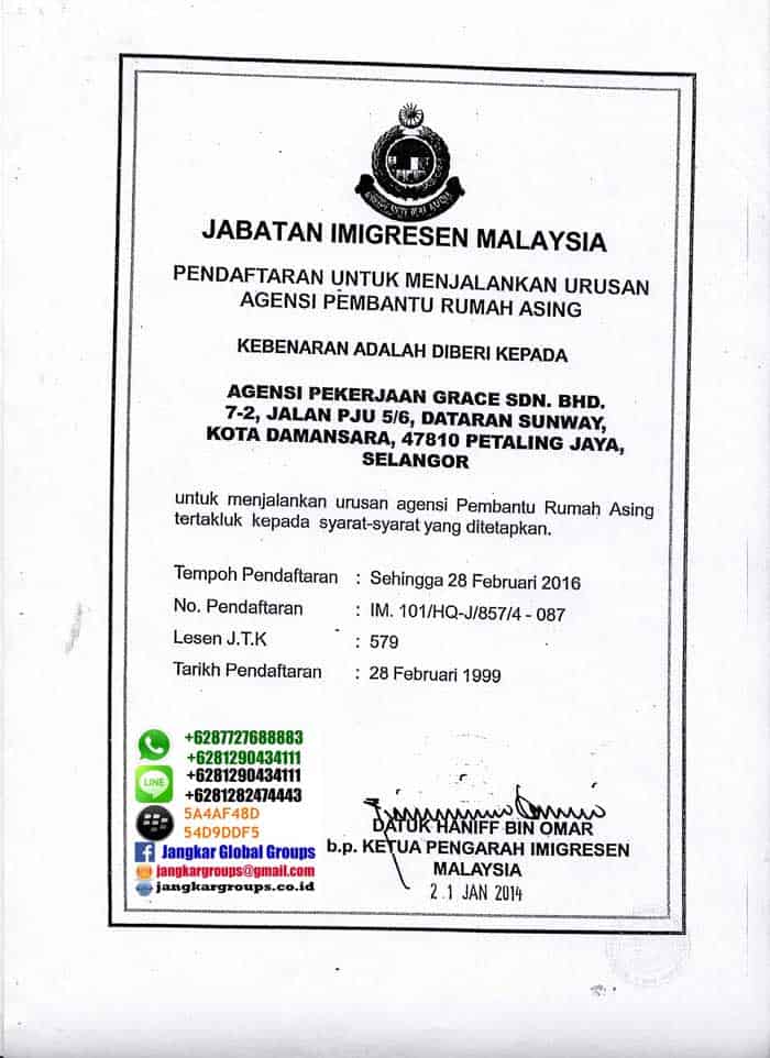 persyaratan demand letter malaysia