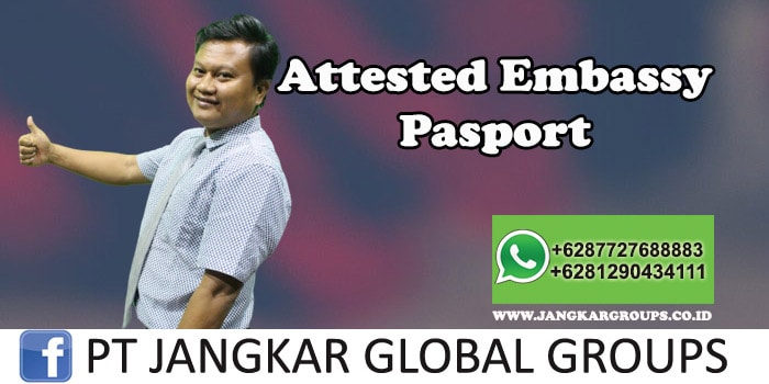 Attested Embassy Pasport
