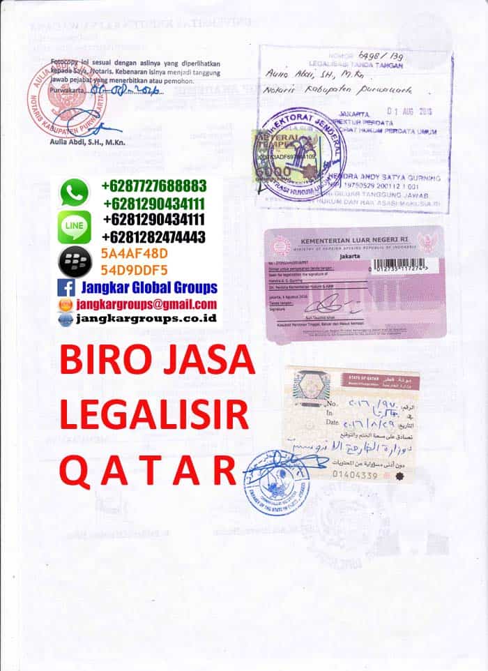 legalisir-transkrip-qatar, peraturan baru legalisir qatar