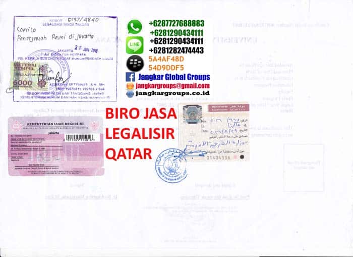 legalisir ijazah di kedutaan qatar