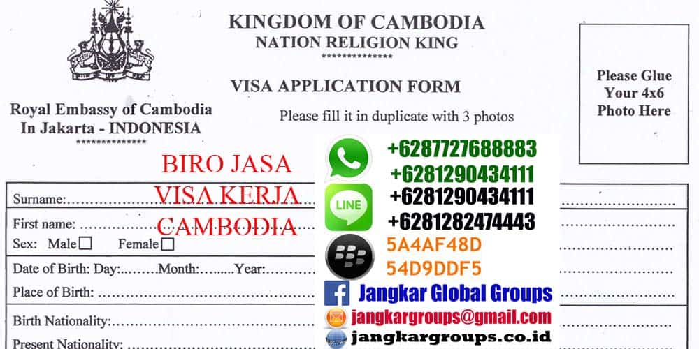 persyaratan visa kerja cambodia