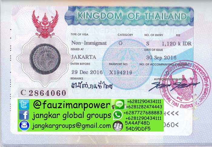 visa ikut suami ke thailand,Visa ikut suami ke Thailand