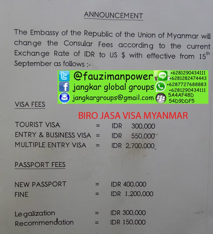 biaya-visa-myanmar
