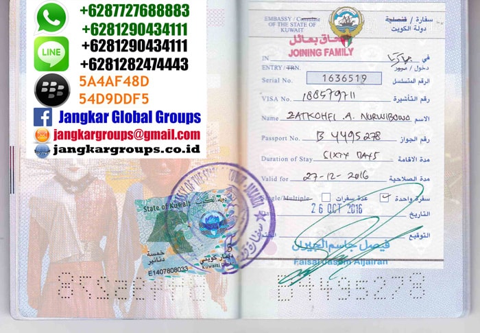 persyaratan visa family ke kuwait