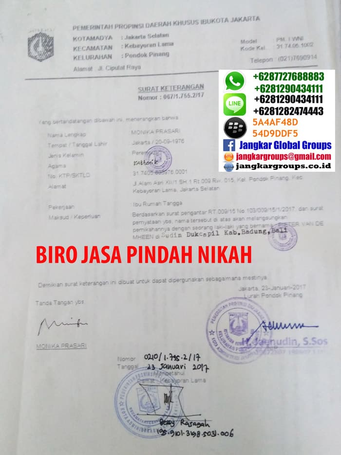 Download Contoh Surat Belum Menikah Dari Rt Images