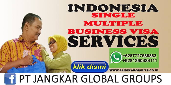 indonesia single multiple business visa services jasa telex visa