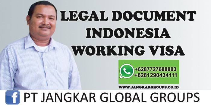 legal document indonesia working visa