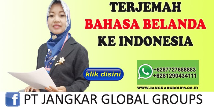 jasa terjemah bahasa belanda ke indonesia