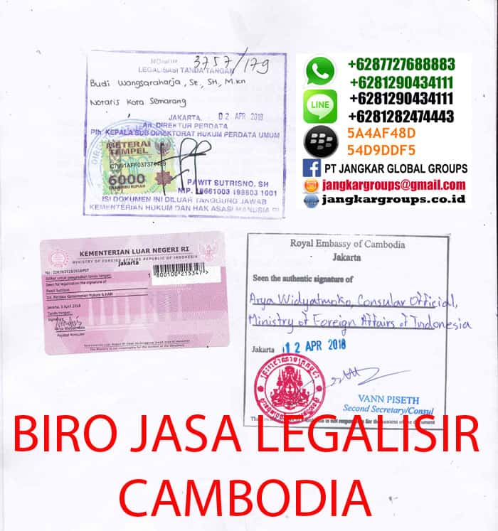 legalisir cambodia