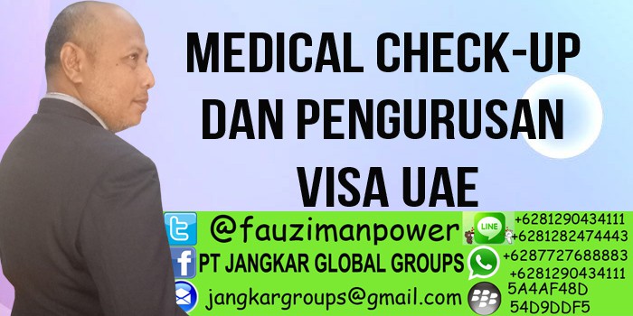 medical check-up dan pengurusan visa uae