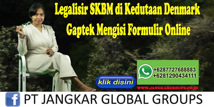Legalisir SKBM di Kedutaan Denmark Gaptek Mengisi Formulir Online