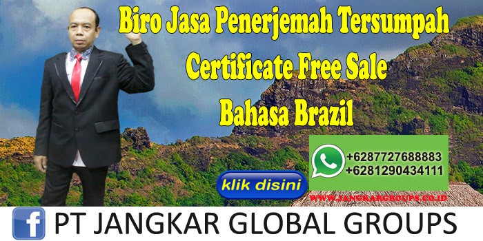 Biro Jasa Penerjemah Tersumpah Certificate Free Sale Bahasa Brazil