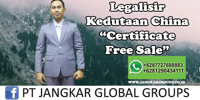 Legalisir Kedutaan China Certificate Free Sale
