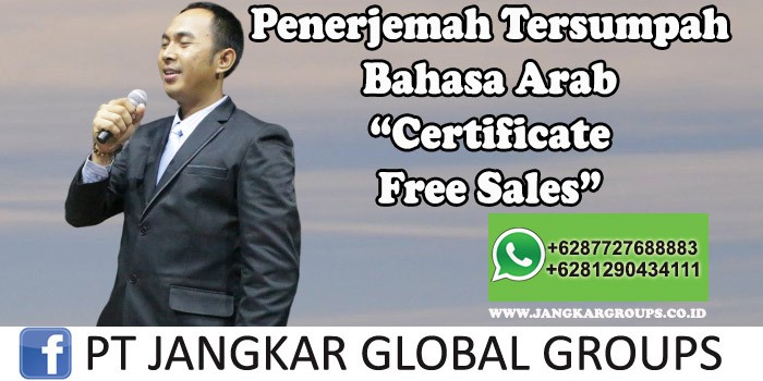 Penerjemah tersumpah bahasa arab certificate free sales