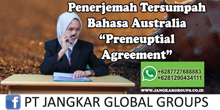 preneuptial agreement Australia