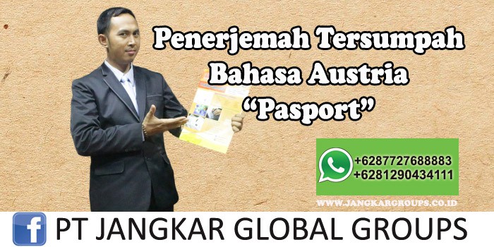Penerjemah tersumpah bahasa austria pasport