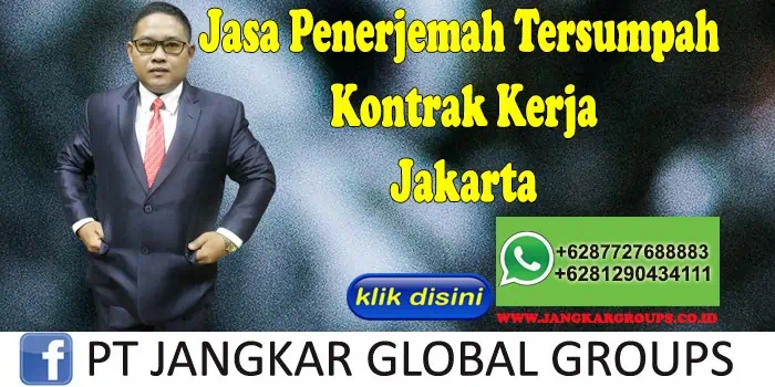 Jasa Penerjemah tersumpah kontrak kerja jakarta