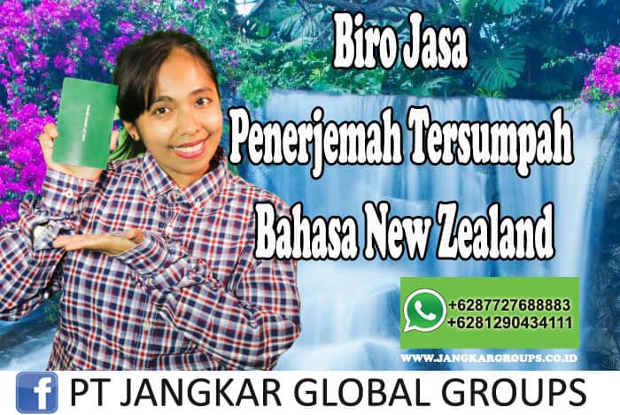 Biro Jasa Penerjemah Tersumpah Bahasa New Zealand