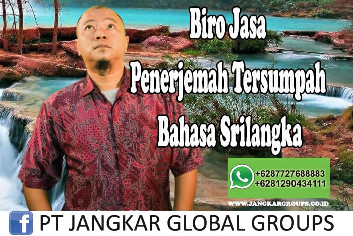 Biro Jasa Penerjemah Tersumpah Bahasa Srilangka