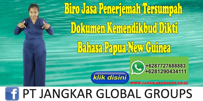 Dokumen Kemendikbud Dikti Bahasa Papua NG