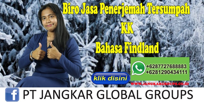 Biro Jasa Penerjemah Tersumpah KK Bahasa Findland