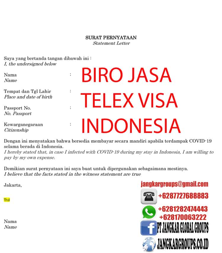 Statement Letter for Enter to Indonesia-3