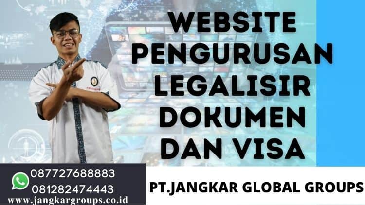 Website Pengurusan Legalisir Dokumen Dan Visa