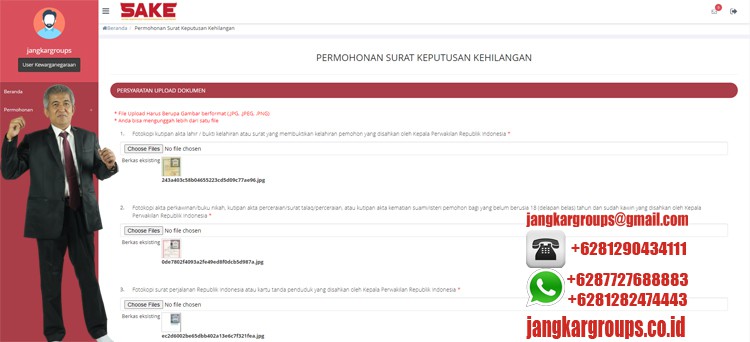upload dokumen pelepasan warga negara, persyaratan pindah kewarganegaraan indonesia ke wna
