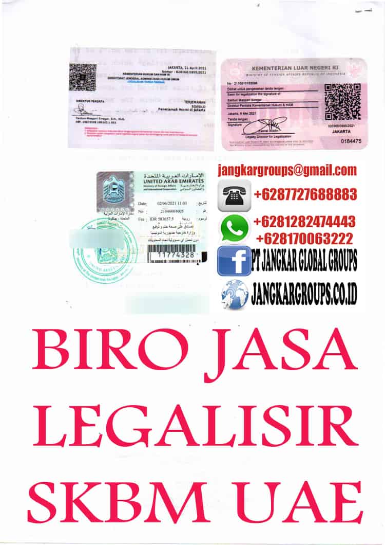 BIRO JASA LEGALISIR SKBM UAE