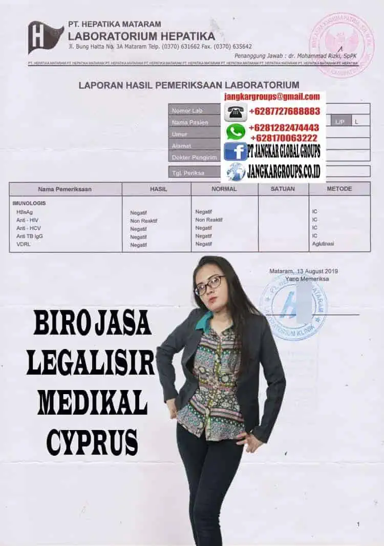 BIRO JASA LEGALISIR MEDIKAL CYPRUS