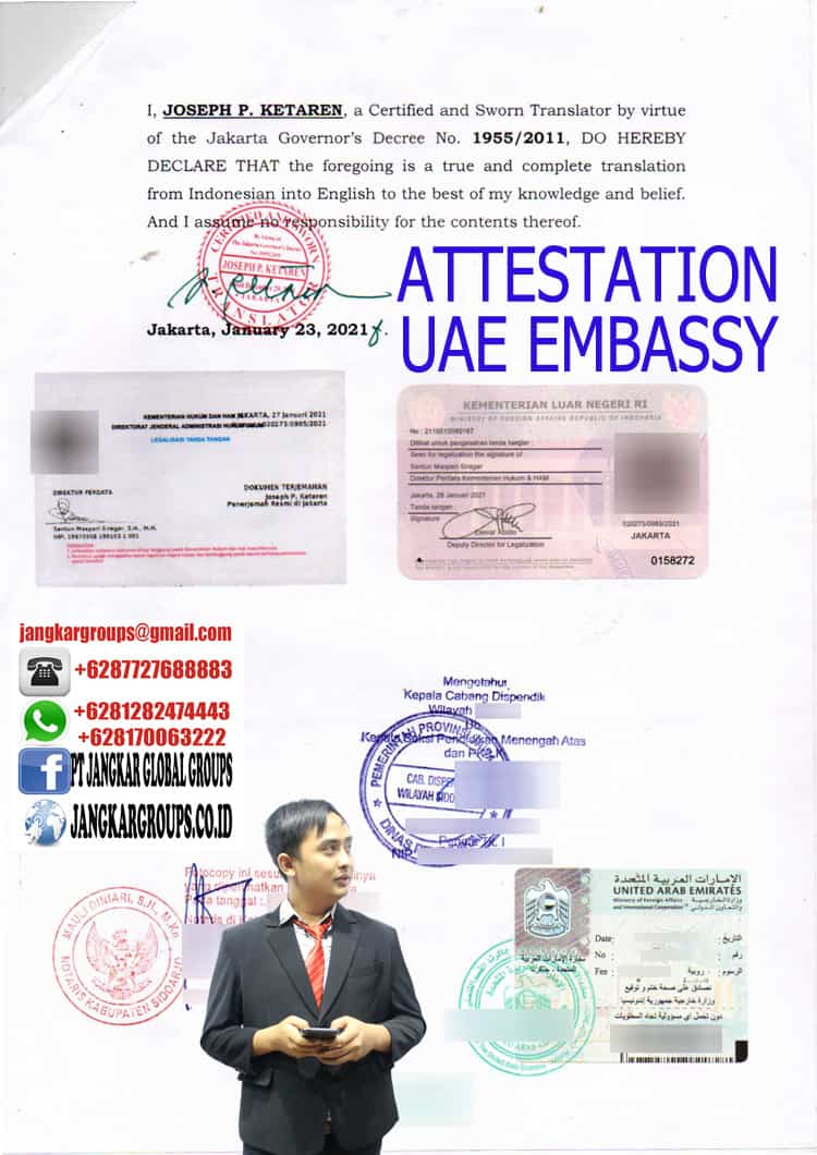 Attestation Uae Embassy