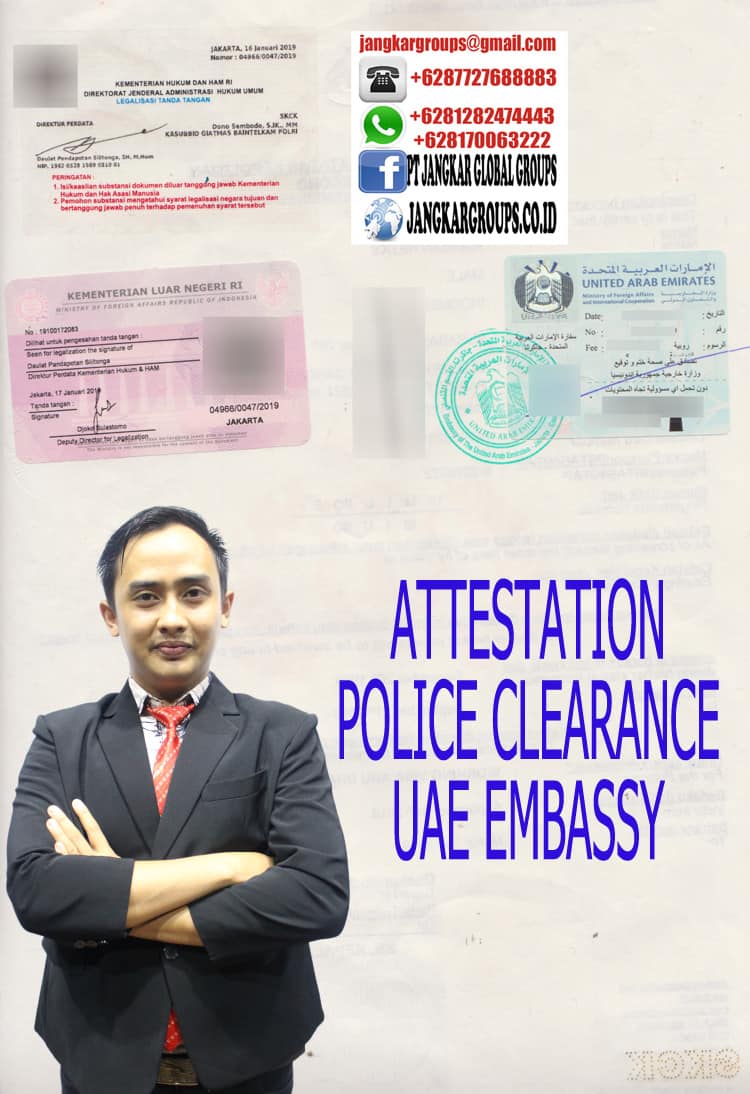 Attestation police clearance uae embassy