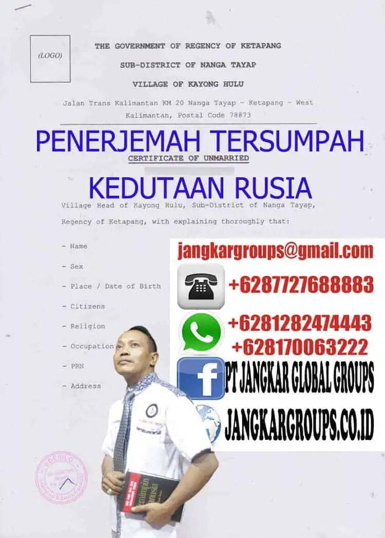 PENERJEMAH TERSUMPAH KEDUTAAN RUSIA