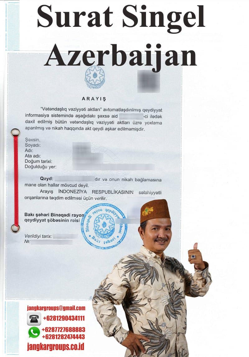 Contoh Surat Singel Azerbaijan