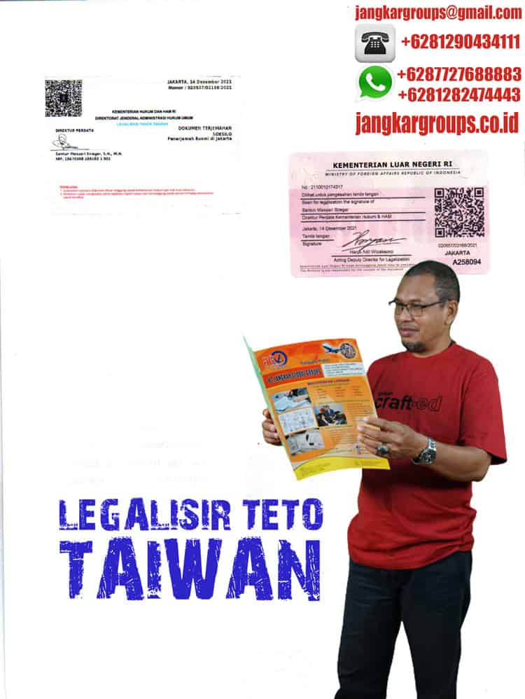 LEGALISIR TETO TAIWAN