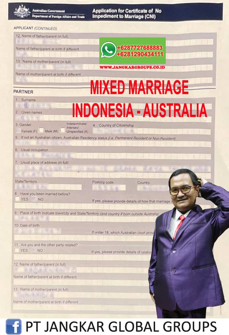 MIXED MARRIAGE INDONESIA AUSTRALIA