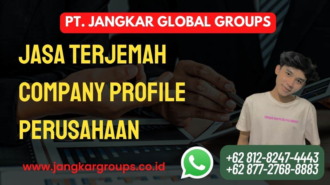Jasa Terjemah company profile perusahaan